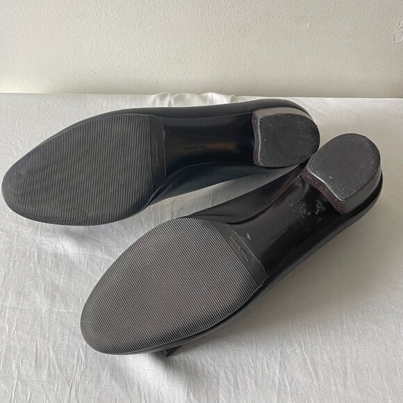 Salvatore Ferragamo 1.1inch Leather Pumps - Picture 4 of 9